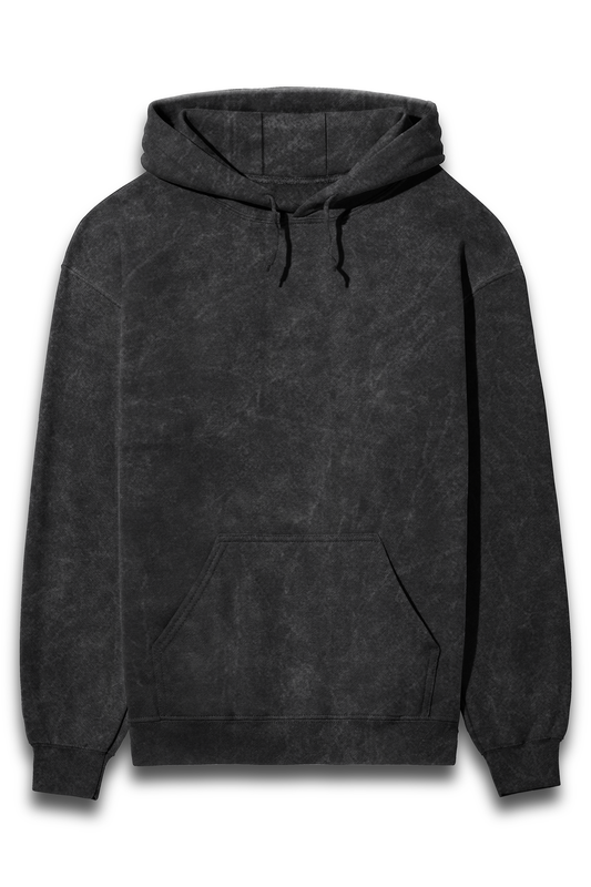 OVERSIZRED ACID WASHED HOODIE